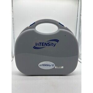 InTENSity 12 Digital TENS Unit Nerve Stimulator Pain Relief Device Kit w/ Case
